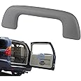Osompar Interior Rear Door Assist Handle with Clip Plug(Light Gray) Compatible with Lexus GX470 2003 2004 2005 2006 2007 2008 2009 Replaces 74610-13011-B1 74612-13010-B1