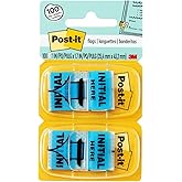 Post-it Message Flags, Sign Here, 20/Dispenser, 4 Dispensers/Pack, 0.47 In Wide, Red (684-RDSH) - Walmart Supplies - View #12