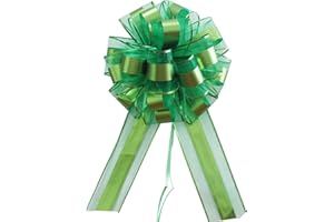 HQJAXJ 3pcs Large Pull Bows,9inch Large Bow for Gift Wrapping Party Birthday Holiday Gift Boxes Bow Basket Packaging Bows for Valentine's Day Presents Flower Decoration