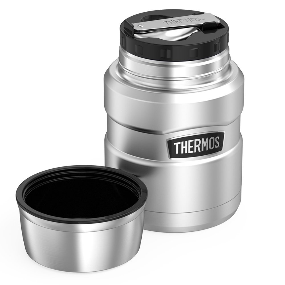 Thermos Thermos Stainless King Silver Food Jar (0.45 L), Heat Retention (Silver)