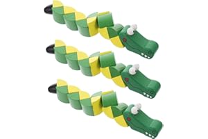 DECHOUS 3pcs Wooden Twisting Blocks Educational Puzzle for Preschool Learning Brain Development Colorful