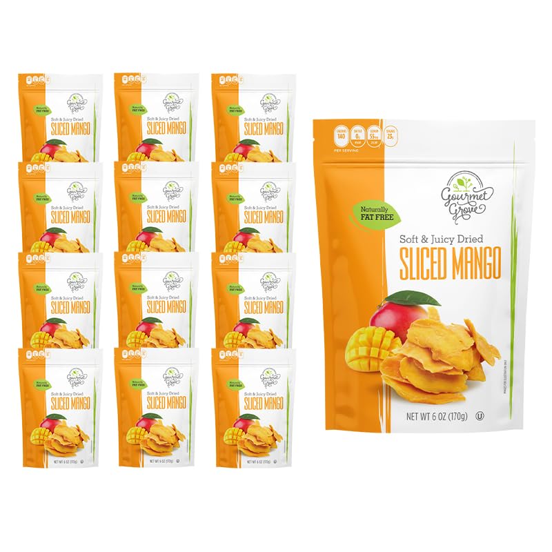 Gourmet Grove - Sliced Mango 6 oz Snack Packs