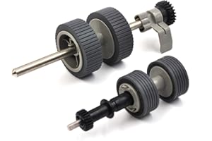 Zhupoub Scanner Exchange Roller Kit Compatible with Fujitsu Scanner Fi-6130 Fi-6130Z Fi-6230 Fi-6140 Fi-6240 Fi-6125 Fi-6225, PA03540-0001 PA03540-0002 Pick Roller