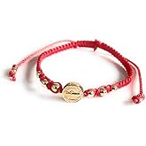 SIFRIMANIA Saint Benedict Adjustable Red Catholic Bracelet for all Ages Women Protection Jewelry