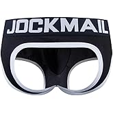 JOCKMAIL Mens Jockstrap Cotton Briefs Breathable Athletic Underwear for Athletic Supporter