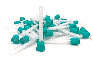 DAZZYD HP Green (Teal) Mixing Tips 6.5 mm Impression 48/PK Genuine Mixpac VPS Heavy