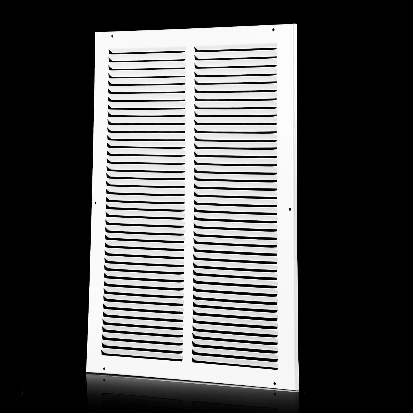 View 1 of 14x20 Return Air Grille(Duct Opening Size),Air Return Vent Cover,Flat Vent Cover,Rejillas De Aire Acondicionado para Casa,Return Air Grilles,Outer Dimensions:15.75"Wx21.75"H(14"Wx20"H, Duct Opening)