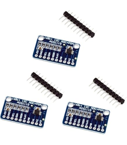Adafruit ADS1015 ADC 12-Bit - Convertitore Analogico-Digitale 4 Canali Con Amplificatore - Foto 5