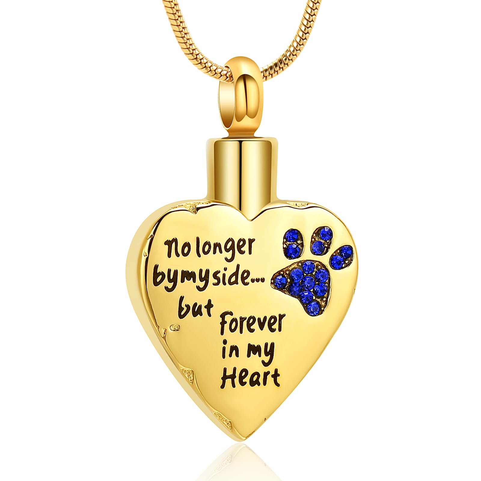 memorial jewelry Your Wings were Ready,But My Heart was Not Stainless Steel Carved Locket Cremation Urn Necklace for Pet Dog Cats