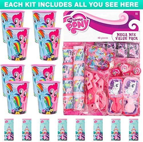 Costume SuperCenter My Little Pony Favor Kit (For 8 Guests)