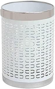 GUYUE Compartimiento de Basura Blanca Abierta Papelera de baño Cocina