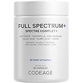 Codeage Full Spectrum+ Systemic Binder Supplement - Activated Charcoal Pills, Bentonite Clay Mineral Powder, Fulvic & Humic A