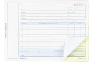 Blueline Purchase Orders, 50 Numbered Carbonless Duplicates, English, 5-3/8" x 8" (DC61)