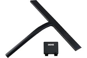 DEDGE Shower Squeegee Window Glass Wiper Scraper Cleaner with Silicone Blade for Bathroom/Kitchen/Car Glass/Mirror/Door 11-In