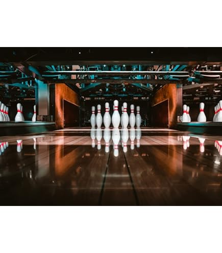 BELECO 15x8ft Fabric Bowling Backdrop For Photography Let