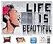 Poster – Banksy Life is Beautiful – Picture Decoration Graffiti Pop Art Urban Street Style Billie Holiday Artwork Stencil Image Photo Decor Wall Mural (55x39.4in - 140x100cm)