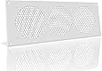 AC Infinity White Ventilation Grille 18", for PC Computer AV Electronic Cabinets, replacement grille for AIRPLATE S9/T9