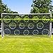 FORZA Soccer Target Sheets | Improve Your Accuracy with Our Premium Target Nets - Available on 9 Sizes (Goal Not Included) (12ft x 6ft)