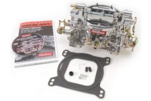 Edelbrock 1405 Performer 600 CFM Square Bore 4-Barrel Air Valve Secondary Manual Choke New Carburetor