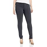 1826 New Stretchy Ponte HIGH Waist Womens Plus Size Pants Skinny Leg Size PL2676 (22, Charcoal Gray)
