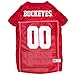 NCAA College Ohio State Buckeyes Mesh Jersey for DOGS & CATS, Small. Licensed Big Dog Jersey with your Favorite Football/Basketball College Team