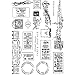 Crafty Individuals Vintage Tickets & Ephemera Unmounted Rubber Stamp, 3.75