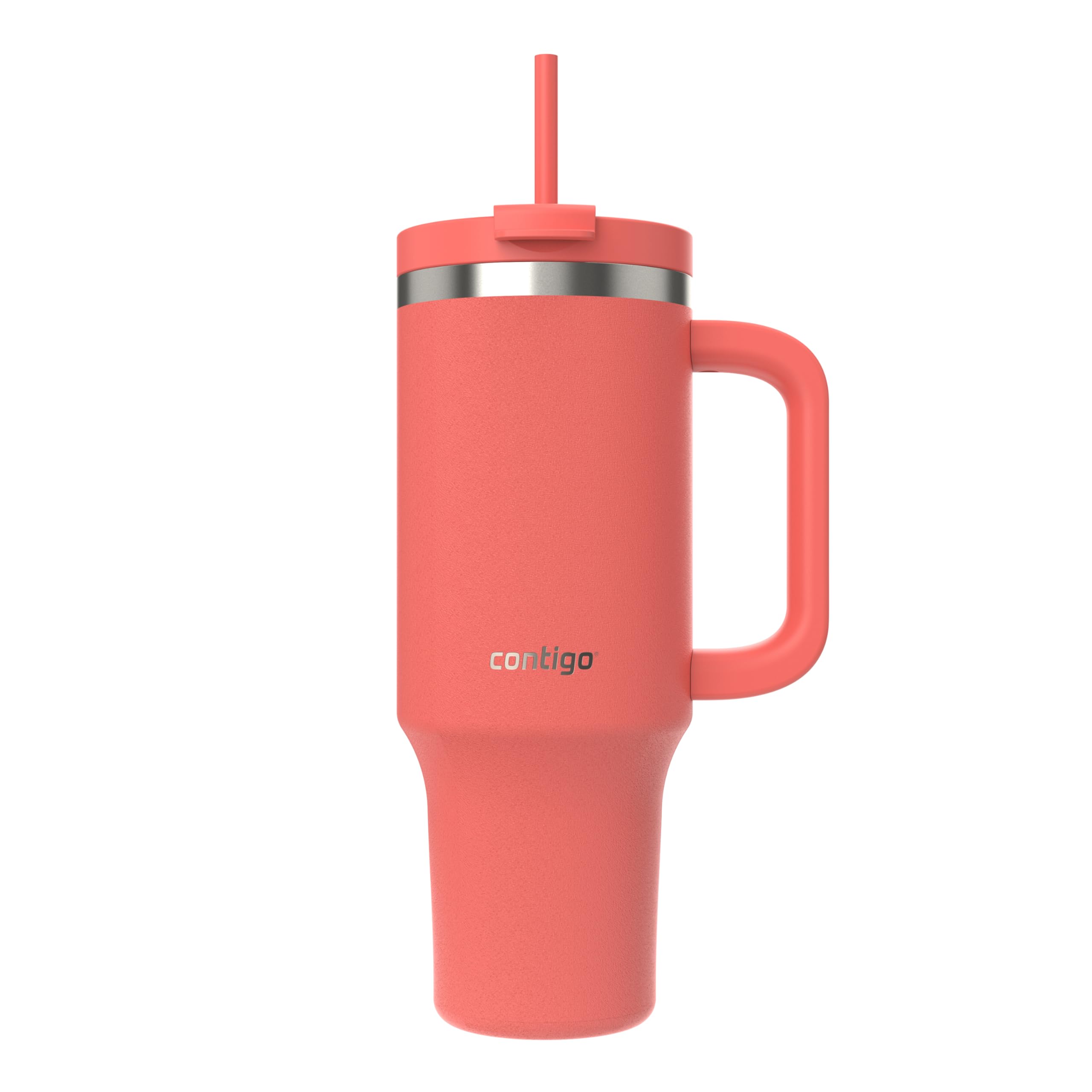 Contigo Streeterville Tumbler Thermobecher | Griff & Strohhalm | 29h kalt