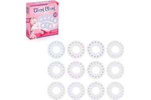 Hair Bedazzler Accessories - 180 Bling Gems, Diamond Jewel Refill Mitch for Hair, Fashion, Shoes, Phone Shell