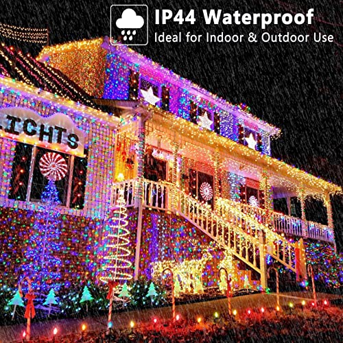 BrizLabs Christmas Lights, 180ft 500 LED Color Changing Christmas Tree