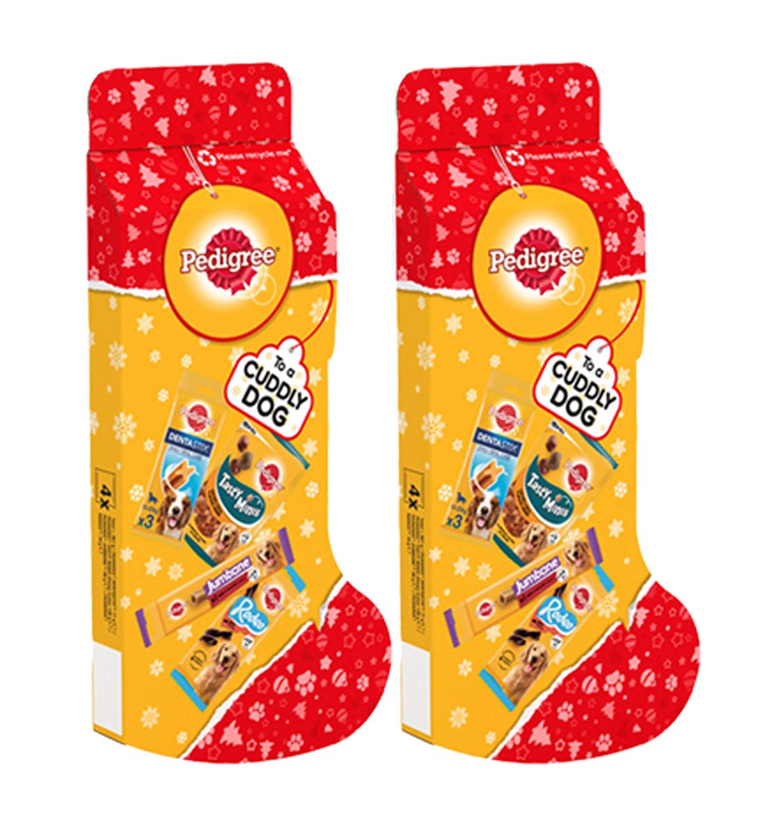 Pedigree Christmas Dog Socks Pack of 2