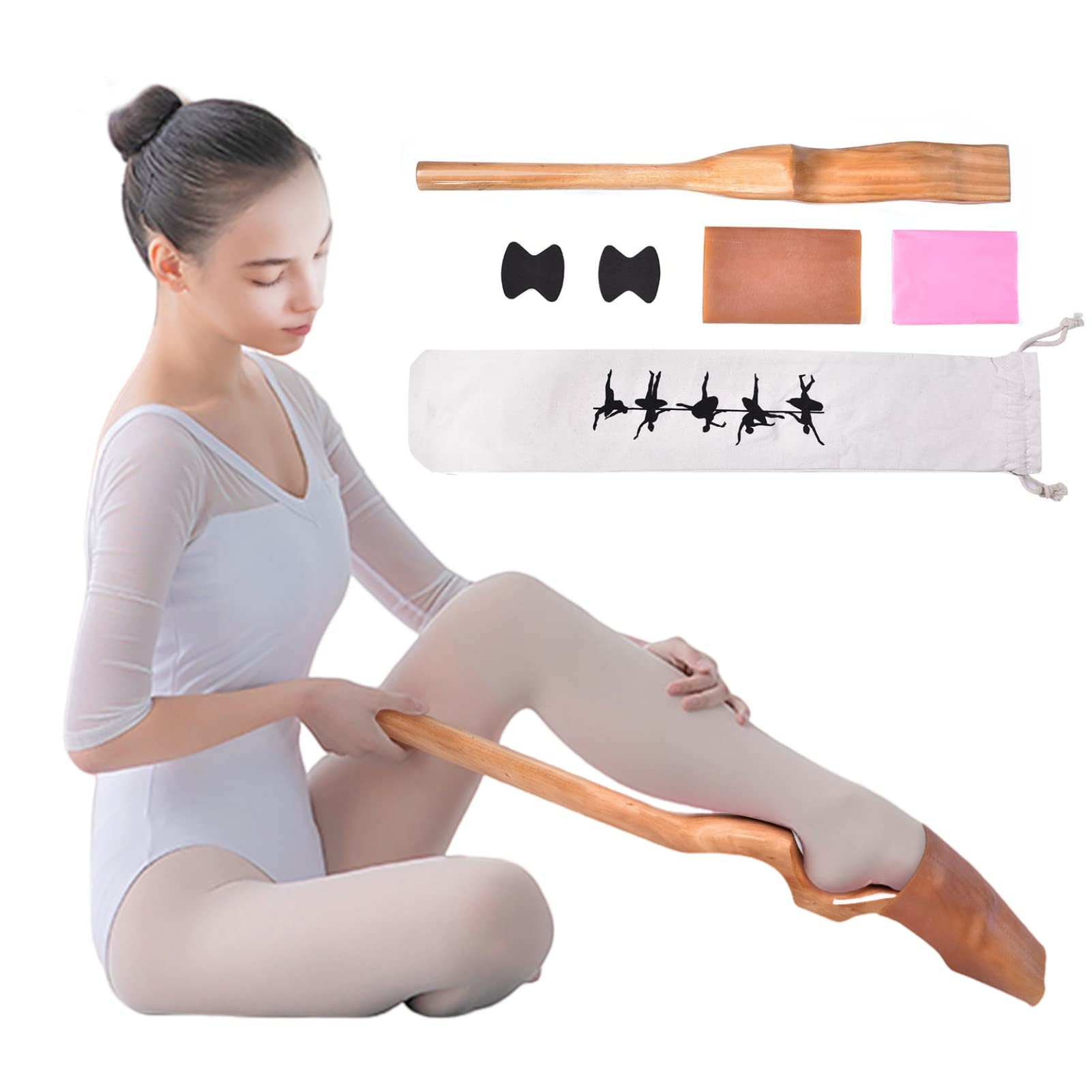 Greensen Ballet Stretcher, Ballet Foot Stretcher, Wooden Footstretcher, Stretch Ballet Foot, Stretcher Foot for Ballet, Ballet Vamp Shaper, Wooden Ballet Foot Stretcher