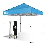 CROWN SHADES 8x8 Pop Up Canopy, Patented Center