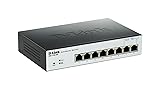 D-Link PoE Switch, 8 Port Smart Managed Gigabit