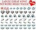 Philadelphia Eagles Clear Vinyl PEEL and STICK (NOT Waterslide) nail decals/stickers V2 (Set of 59)