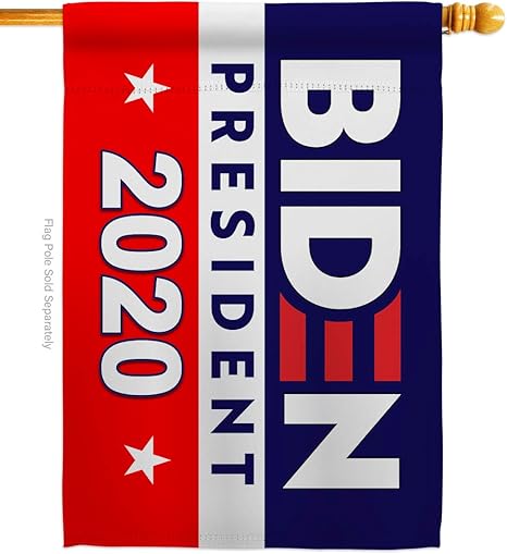 Amazon Com Usa Decoration 2020 Joe Biden House Flag Patriotic Vote President Election United State American Decoration Banner Small Garden Yard Gift Double Sided 28 X 40 Made In Usa 28 X 40