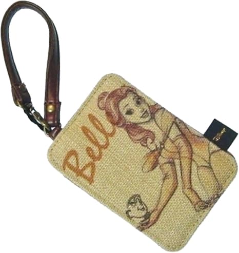 Amazon Co Jp Disney ディズニー ファンタシー かわいい生成り風パスケースfベル 美女と野獣 キャメル ホビー