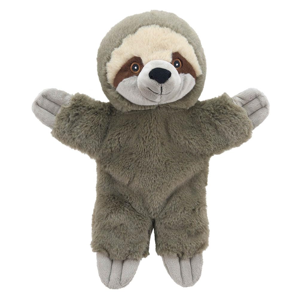 The Puppet Company Sloth ECO Walking Puppet – Soft, Cuddly & Eco-Friendly Hand Puppet – Fun for Kids & Adults – Made from Recycled Materials – 32cm