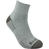 6 Pack Redback Boots Everyday Quarter Ankle Sock LIGHT GREY