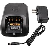 Afadorable WPLN4232 WPLN4226A Charger Fit for Motorola Radio XPR3500e XPR3300e APX4000 APX1000 XPR7550 XPR7350 XPR7580 XPR7380 XPR6550 XPR6350, PMNN4077C PMNN4409AR Battery Charger