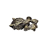Dr.Metalleung Brass Paracord Buckles - Wolf Shackle