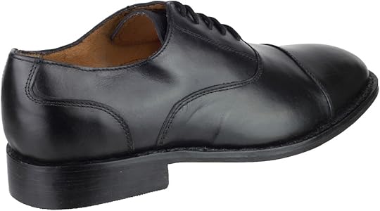 black leather soled shoes