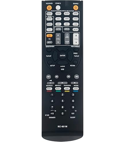 ONKYO RC-695S リモコン Amazon.com: RC-801M Replaced Remote fit for Onkyo AV Receiver HT