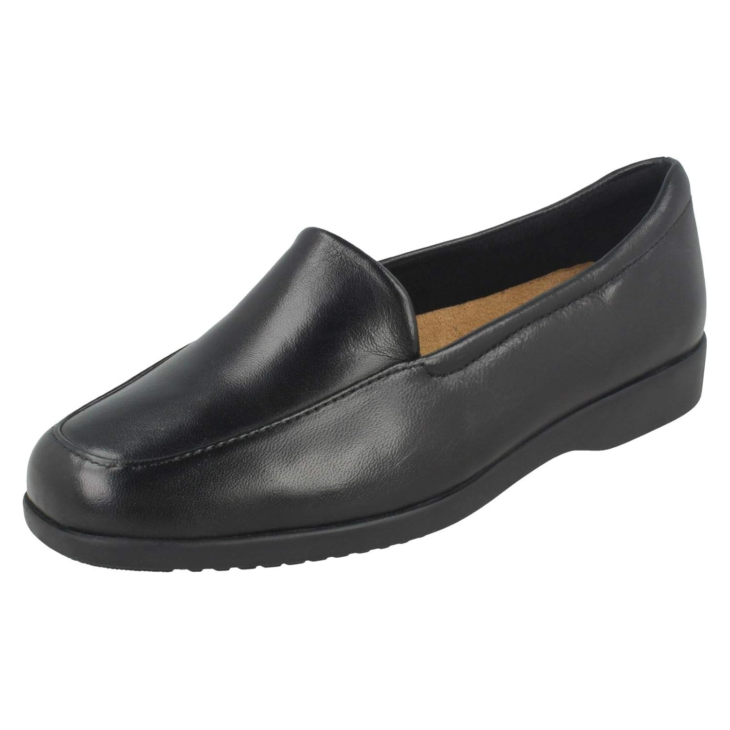 Buy Clarks Women's Extra Wide Casual Shoes Black 9 E UK at