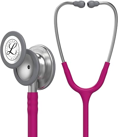 Littmann Classic III Monitoring Stethoscope Raspberry Tube 69 cm 5648