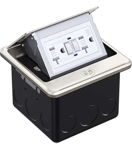 Leviton Pop-Up Floor Box with Dual Type A, 3.6 USB Charger