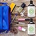 Laritelle Organic Travel Size Shampoo 2 oz + Travel Size Conditioner 2 oz | Organic Quinoa + Keratin + Follicle Stimulating Rosemary, Ginger & Grapefruit | NO GMO. Vegan