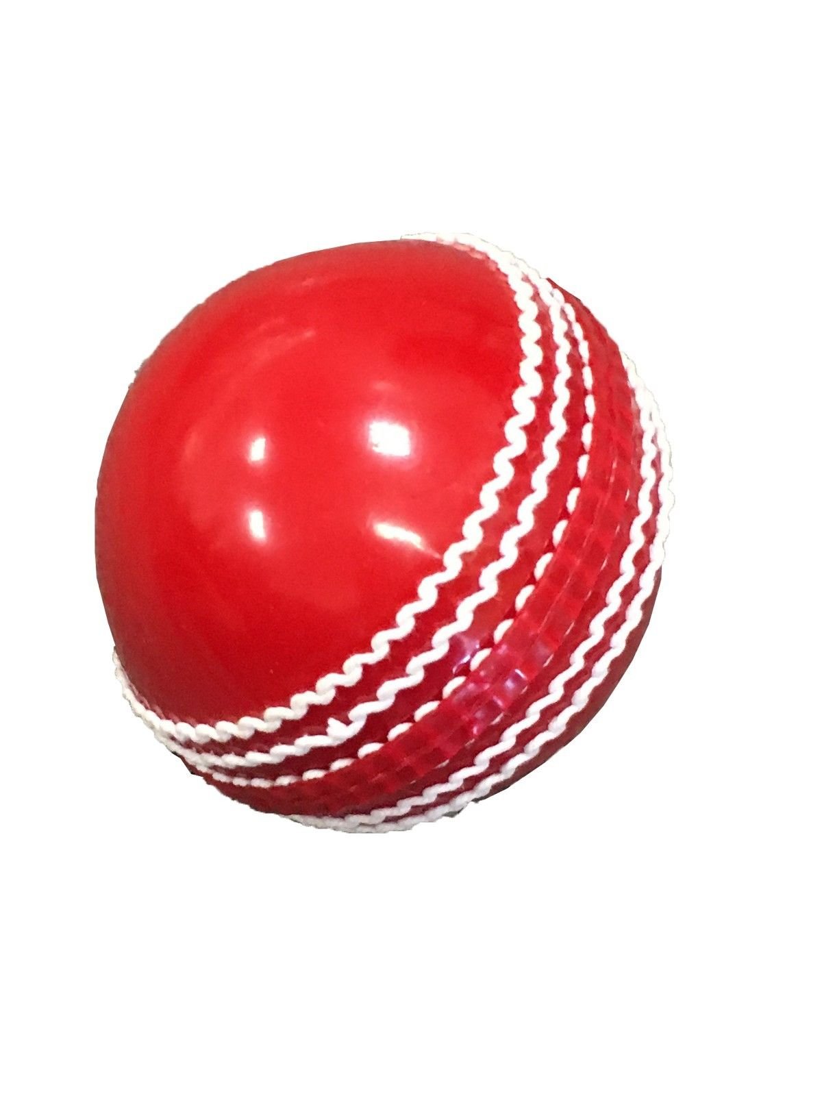 ND Sports Incrediball Cricket Ball – Pack of 1, 3, or 6 – Durable Red Rubber Practice & Training Ball for Adults – Ideal for Net Practice, Coaching Sessions & Casual Matches (Pack 2, White)