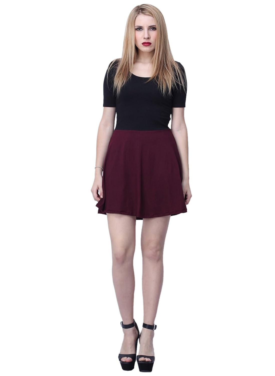 faballey women's skater mini dress