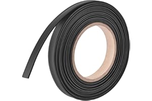 Tavonuxt 1/2" 33ft 3:1 Heat Shrink Tubing with Adhesive Lining - Marine Grade, Ideal for Home, Automotive, and Industrial Use - Black