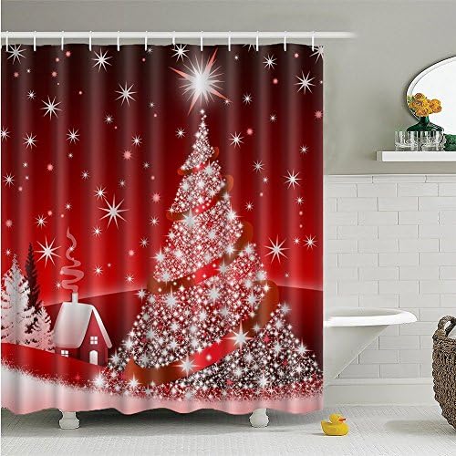 Thanksgiving Shower Curtain，Autumn Pumpkin Bathroom Shower Curtain Waterproof Bath Curtain (60 x 72 inches)